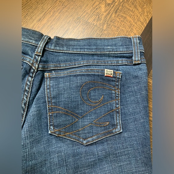 Vintage Y2K Early 2000’S JUICY COUTURE Distressed Denim Shorts Women’s Size 29 - Picture 11 of 16